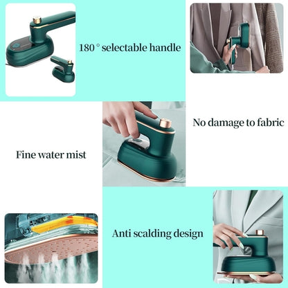 Home Travel Mini Iron Portable Dry and Wet Iron Rotatable Handheld Ironing Machine Travel Home Cloth