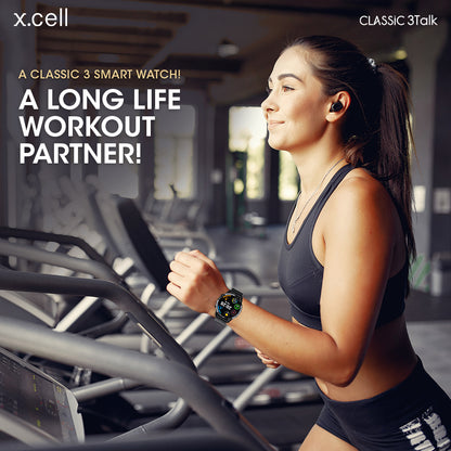 Xcell Classic 3 Talk Smart Watch For Android & iOS