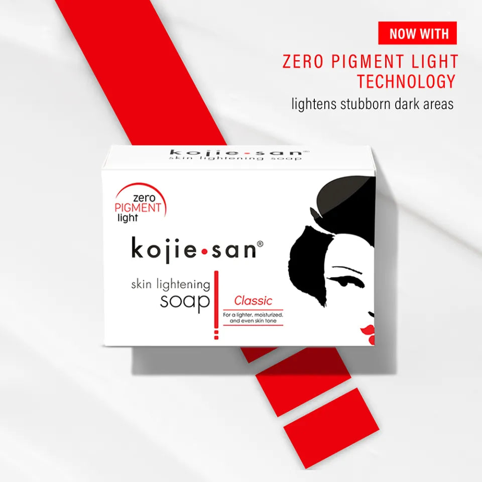 Kojie San Skin Lightening Soap Original Kojic Acid Soap 135G Zero Pigment Light Kojie Soap