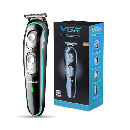 VGR V-055 Professional Rechargeable Cordless Electric Hair Clippers Trimmer Haircutting Kit with 4 Guide Combs for Men (3, 6, 9, 12 mm)