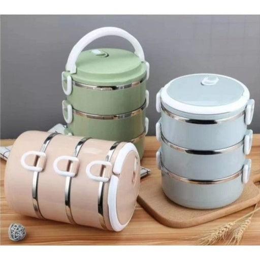 3 Layer Stainless Steel Lunch Box First Quality High Quality