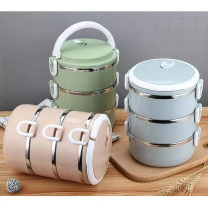 3 Layer Stainless Steel Lunch Box First Quality High Quality