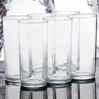 12 Pcs Drinking Glass- Water Cups Tumbler 330Ml -Made in Thailand