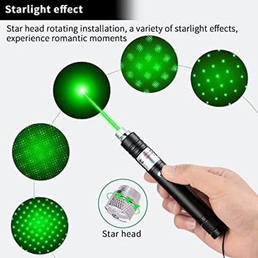 High-Power Green Laser Pointer for Presentations and Office Use, Long Range Laser Pointer Pen