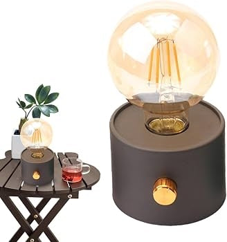 Rechargeable LED Camp Light, Antique Camping Lamp, Retro Camping Lamp Table Light