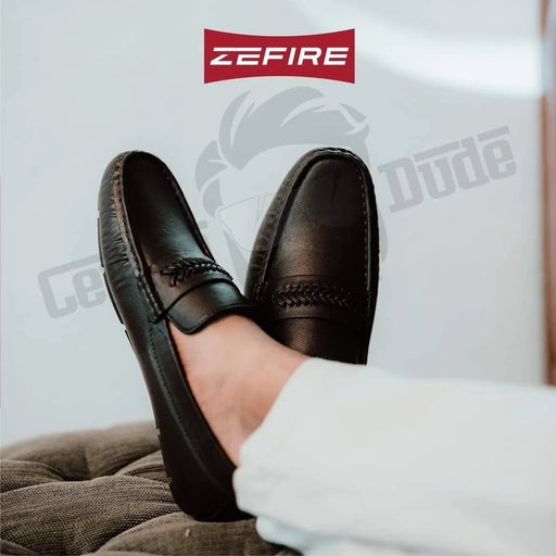 Loafers Shoes for Men All-Season Waterproof Synthetic Slip-on Casual Style Black and Brown Colors