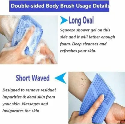 Long Back Skin Soft Body Cleaning Scrubber