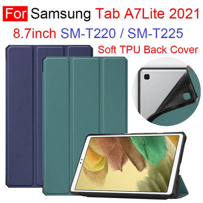 Tri-fold Smart Tab Pouch For Samsung Galaxy Tab A7 Lite (T225/T220 8.7” 2021)