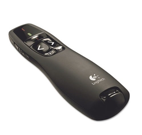 Logitech R400 Wireless Presenter with Red Laser Pointer â€“ Perfect for PowerPoint