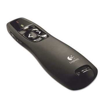 Logitech R400 Wireless Presenter with Red Laser Pointer â€“ Perfect for PowerPoint