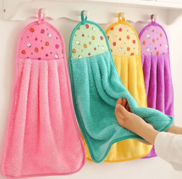5Pc Set Absorbent Quick Dry Microfiber Kitchen Towel/ Cleaning Window Glass Cloth