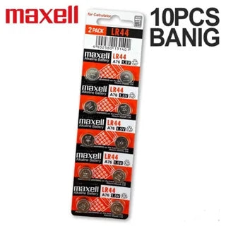 Maxell LR44 Lithium Battery 10Pcs