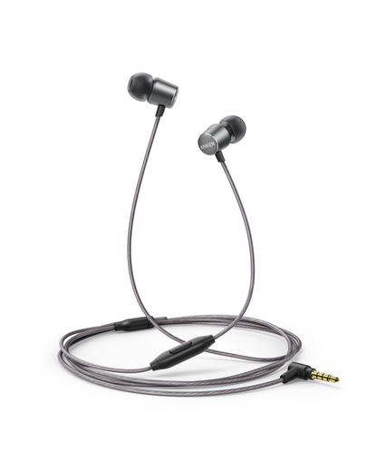 Anker SoundBuds Verve Wired Headphones, 10 mm Composite Drivers and Powerful Bass, in-Ear Stereo Earphones with Durable Cable