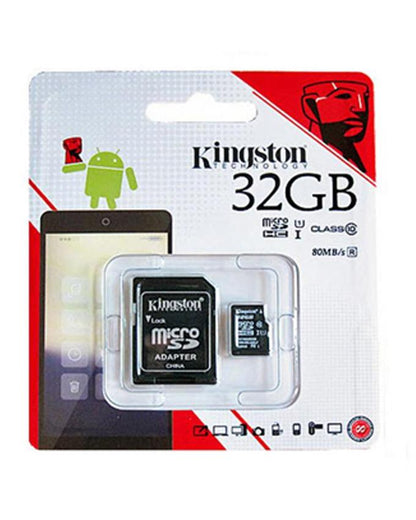 Kingston 32GB Class 10 Micro SD 80MB/s