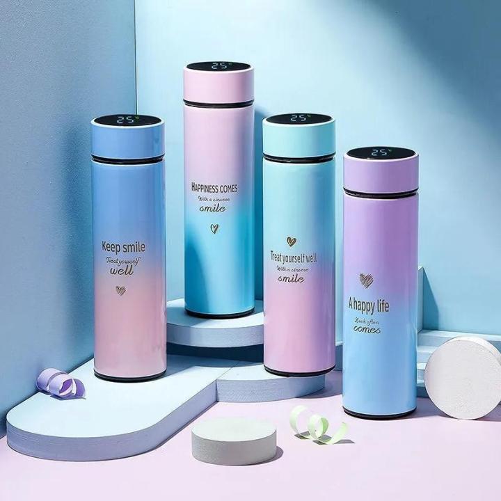 500ML Smart Thermos Stainless Steel Water Flask | Vacuum Insulated Bottle with Digital LED Temperatu
