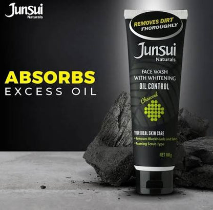 Junsui Oil Control Charcoal Face Wash 100G