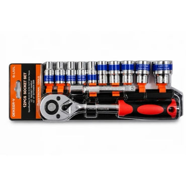 12 Pcs Ratchet Set Professional Tools 12 Pcs Stokes