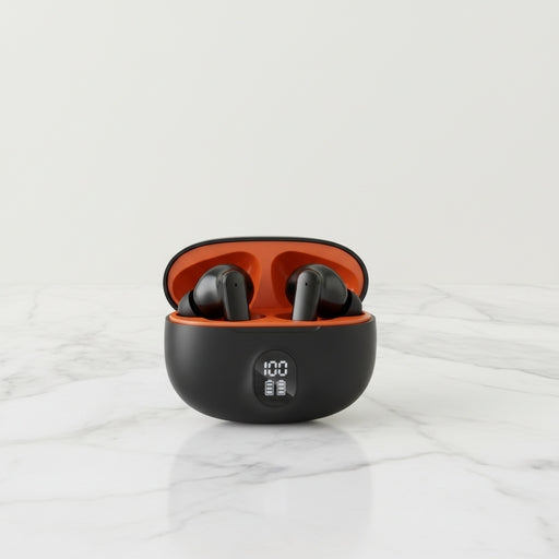 K25 Wireless Bluetooth Earbuds – Waterproof, Noise-Clear HD Audio & Integrated Microphone