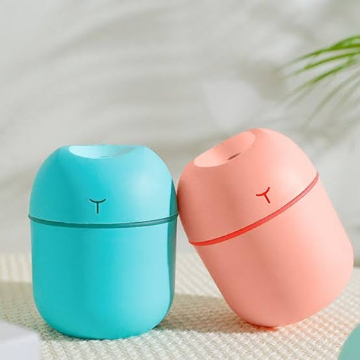 Mini Humidifier Portable Small Cool Mist Humidifier USB Personal Desktop Vaporizer Night Light Funct