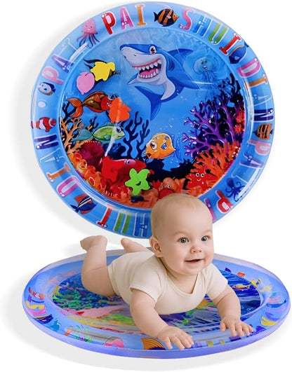 SUPER TOY Baby Inflatable Tummy Time Water Mat - Fun Activity Playmat for Infants