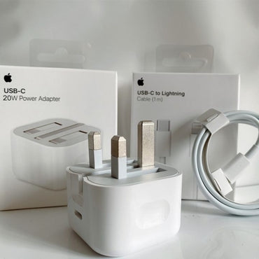 20W Fast Charger with USB-C to Lightning Cable, QC 3.0 for IPhone