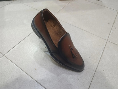 Men Fashion Slip on Shoes Brown 🟤
