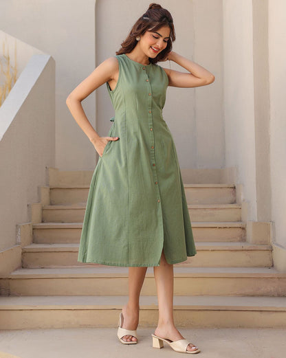 Women Cotton a-Line Dress