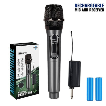 High Quality UHF TTD-M10 Single Wireless Rechargeable Microphone