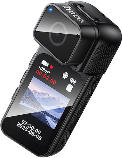 Hoco DV105 (180 Degree, 2.7K 15fps) Sports Action WiFi Camera With Magnetic Lanyard