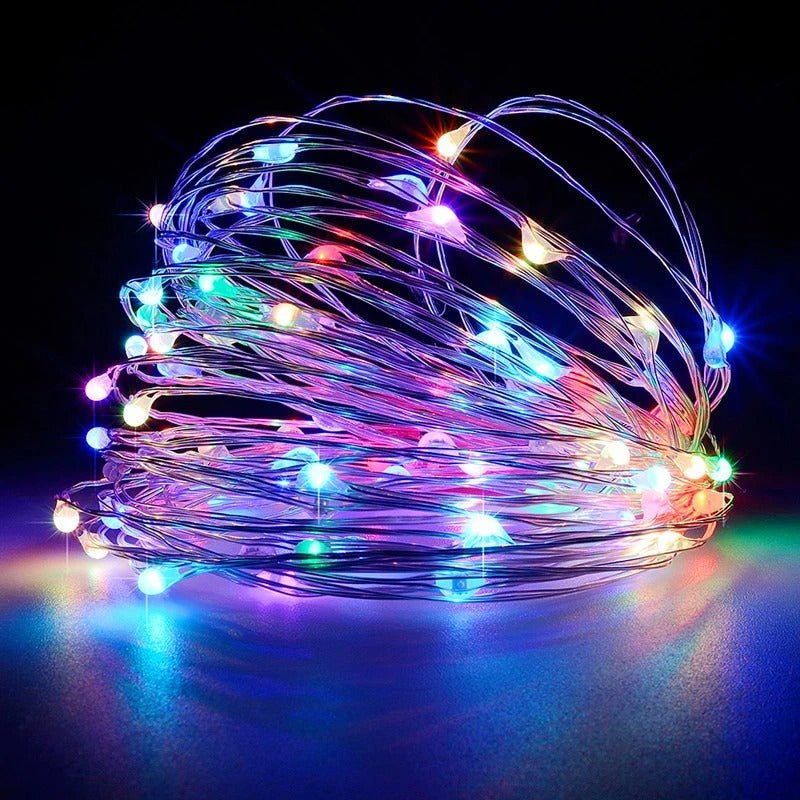 3M Fairy Lights String: LED Christmas Garland for Room & Xmas Decoration (USB/Battery Powered)