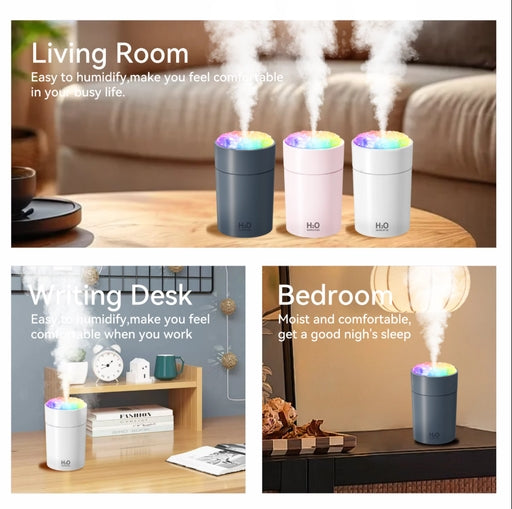 Hot Sale Crystal Rock Colorful Marquee Nano Atomizer Water Replenishing Instrument Intelligent