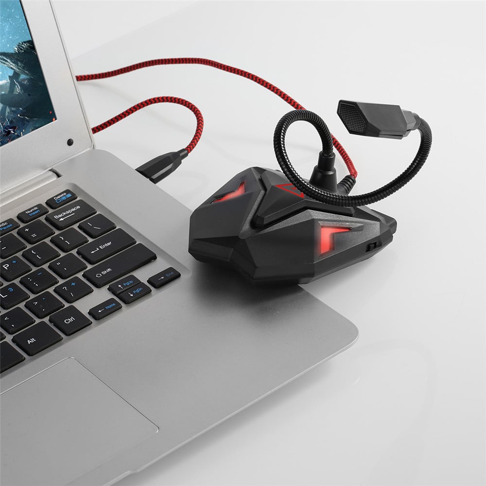 Yanmai G55 Capacitive USB Gaming Microphone with LED Indicator
