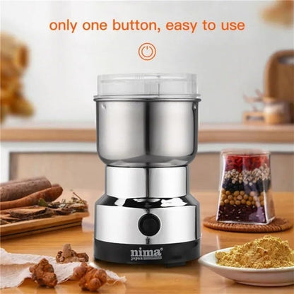 Mini Portable Electric Grinder, Stainless Steel Multifunctional Milling Machine Spices Mill Machine