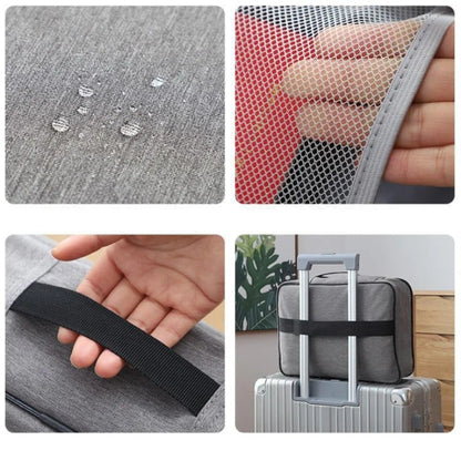 Unisex Large Capacity Document Bag File Holder Certificate Organizer Case Zipper Pouch