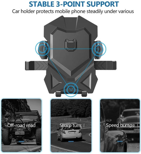 Phone Holder for Car, Universal Long Neck Car Mount Holder Compatible with IPhone XS XS Max XR X 8 8