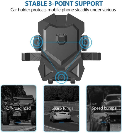 Phone Holder for Car, Universal Long Neck Car Mount Holder Compatible with IPhone XS XS Max XR X 8 8