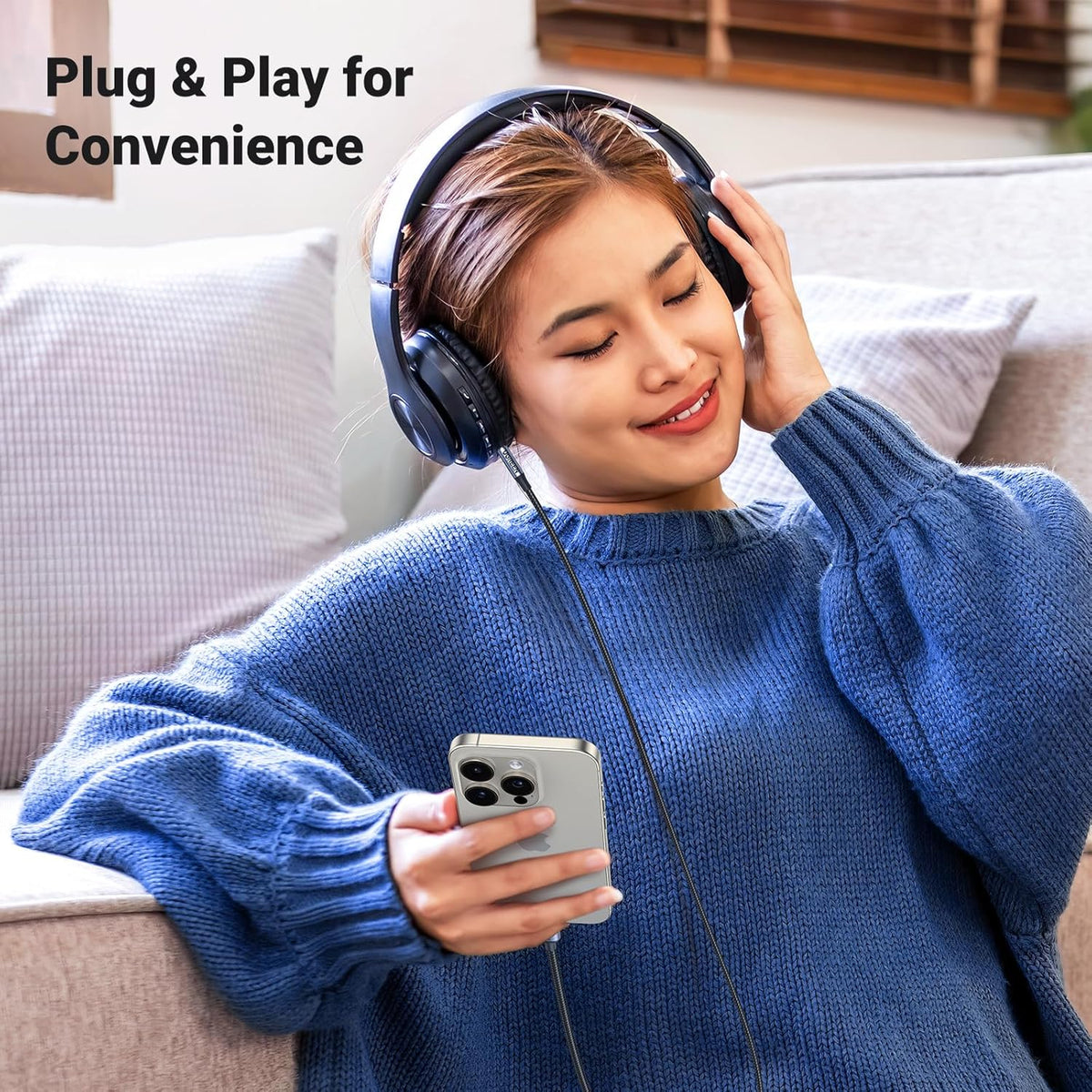 UGREEN USB C to 3.5mm Audio Cable, DAC Chip, 16-Bit / 48KHz Audio Sampling Rate, Anti-Oxidation, Nylon Braided Cable, Wide Compatibility -| 20192