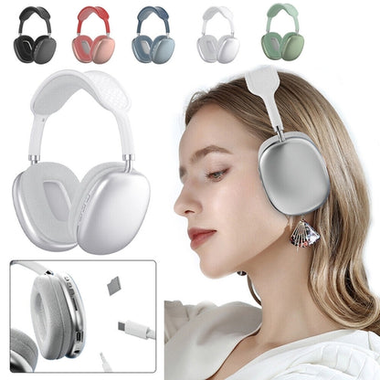 Bluetooth Headset Wired Wireless Headphone with Mic Noise Cancelling Headsets Stereo Sound Earbuds