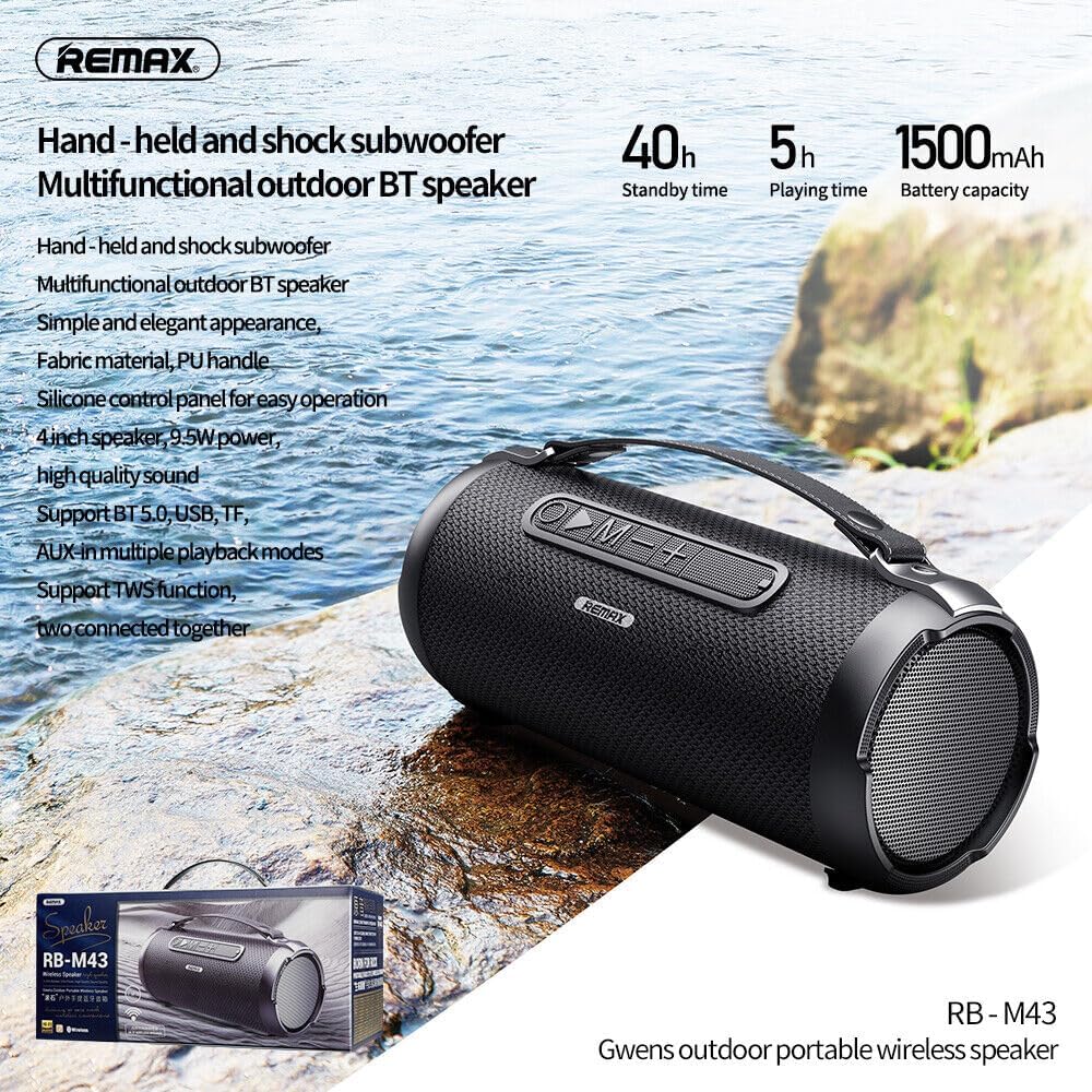 REMAX RB-M43 Gwens Outdoor Bluetooth Speaker