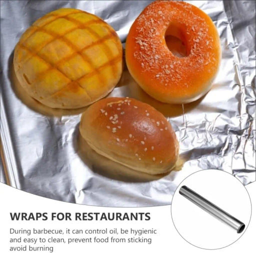 Aluminum Foil Sheets 30Cm X 5M Non Stick Household Aluminum Foil Roll Kitchen Wrap