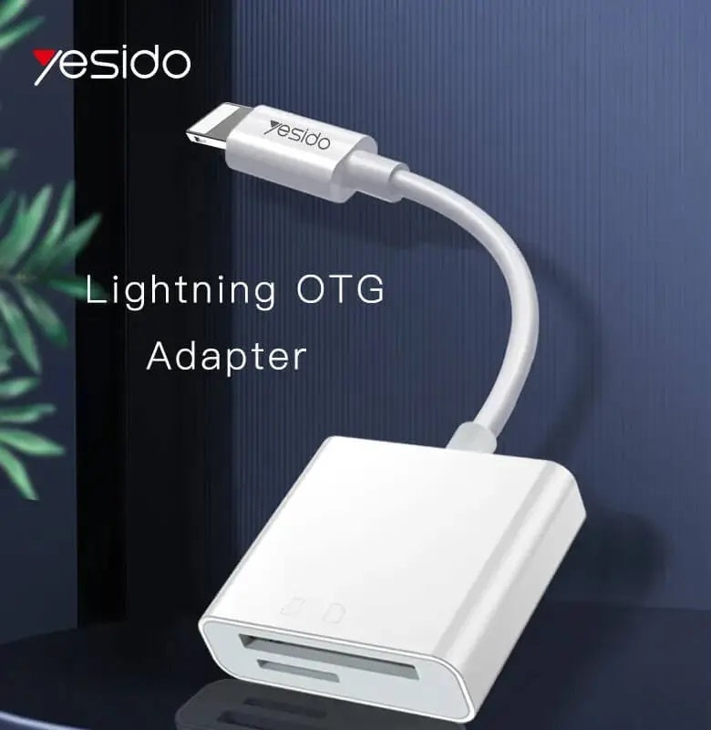 YESIDO GS11 Lightning to SD & TF Card OTG Adapter 2 in 1