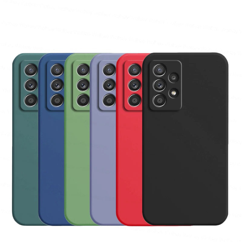 Liquid Silicone Shockproof Phone Case Cover For Galaxy A71