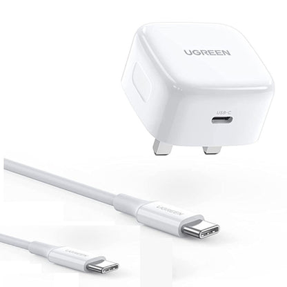 UGREEN 20W USB-C Fast Charger with USB-C to USB-C Cable 100cm