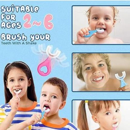 U-Shaped Toothbrush for Kids