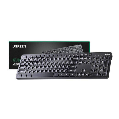 UG KU004-25322 WIRELESS KEYBOARD 2.4GHZ 104 KEYS CONCAVE KEYCAPS FOR LAPTOP