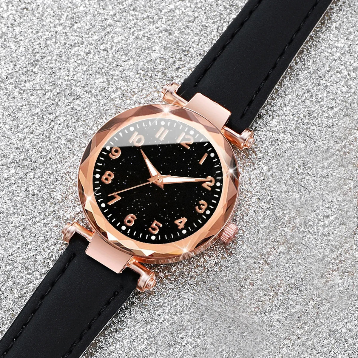 Fashion Women Watches Starry Sky Clock Women's Ladies Watch Quartz Wristwatches WATCH ONLY