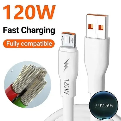 Fast Charge Micro USB Cable Connector Phone Charger 1M Data Cabel for HUAWEI