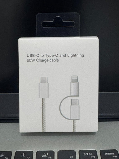Type C Lightning Cable 2in 1 for IPhone and Android All Mobile Phones