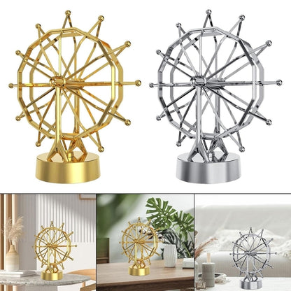 Ferris Wheel Perpetual Motion Model Home Decoration Gift Rotatable Desktop Aureate |Home & Garden