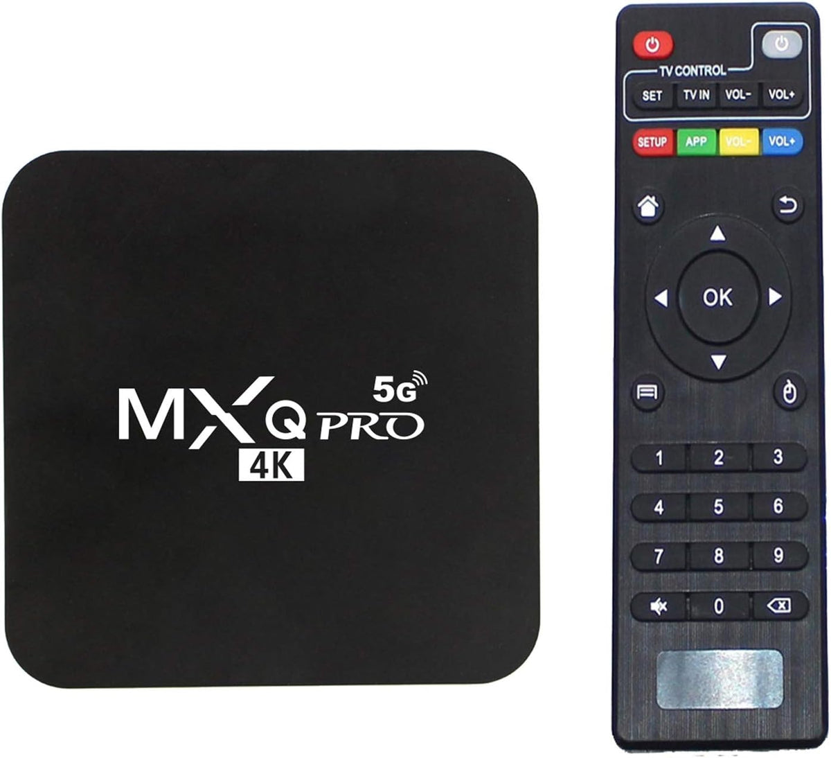 MXQ Pro 5G 4K Android 11 TV Box 2024 Android Smart Box H.265 HD 3D Dual Band 2.4G WiFi Quad Core Smart Home Media Player Netflix